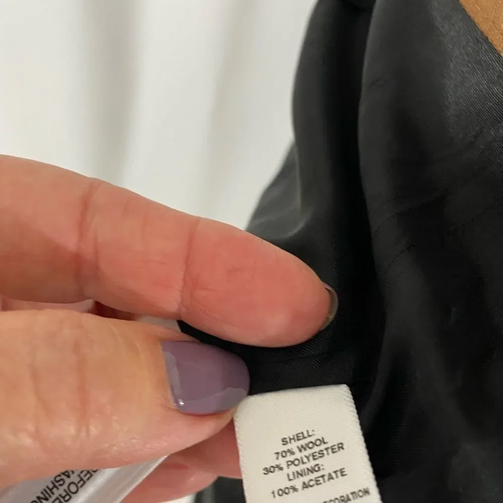NWT Loft Black Wool Skirt